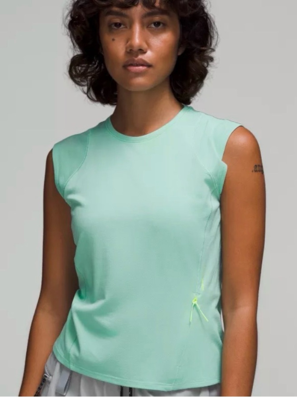 lululemon athletica Mint Green Sleeveless Performance Tank